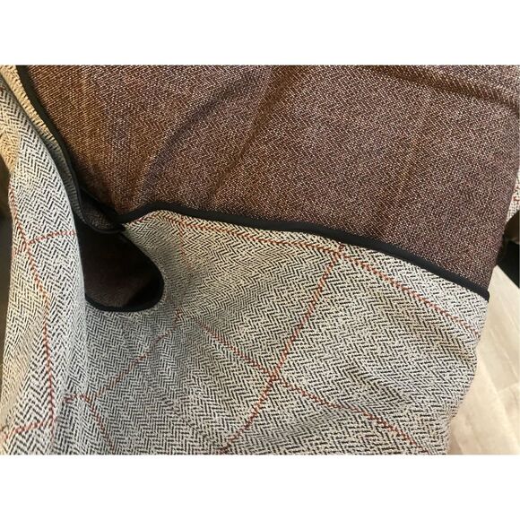 Rag & Bone Slade Blazer Gray Red Check Jacket, Size Medium, MSRP $600 - Picture 5 of 14